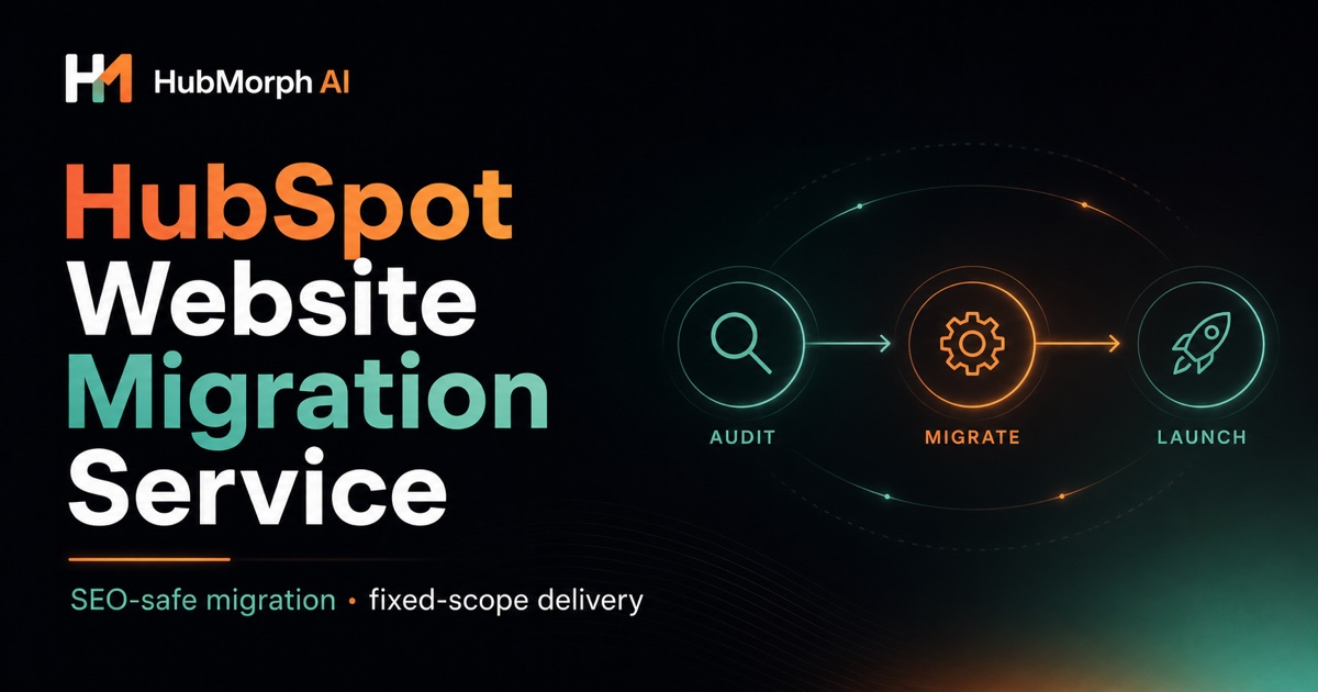 HubSpot Website Migration Service | Website Migration to HubSpot
